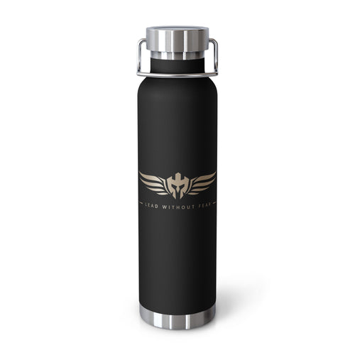 Lead Without Fear Black Insulated Bottle